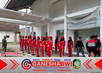 Pelatihan Paskibra Kecamatan Pesanggaran, TNI-Polri Bersinergi Bentuk Generasi Disiplin