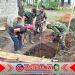 Gotong Royong TNI dan Warga, Pembangunan MCK di Siliragung Berjalan Lancar