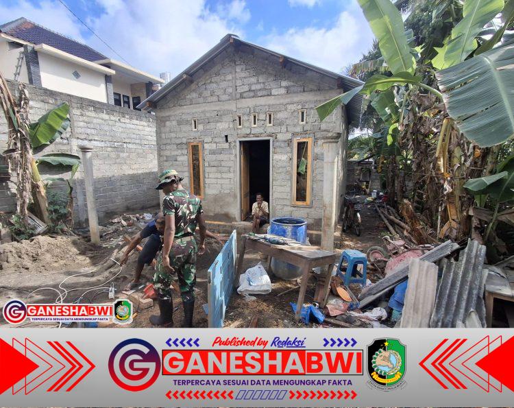 TNI dan Warga Kompak Bangun Rutilahu Bapak Jemirin Lewat TMMD 125 Banyuwangi TNI dan Warga Kompak Bangun Rutilahu Bapak Jemirin Lewat TMMD 125 Banyuwangi