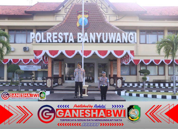 Kapolresta Banyuwangi Pimpin Apel Jam Pimpinan, Soroti Kesehatan Personel dan Kinerja Humanis