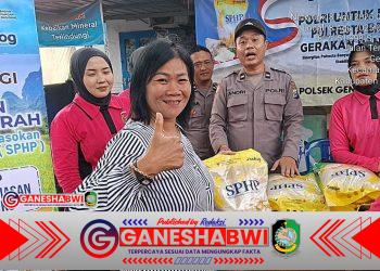 Polresta Banyuwangi dan Bulog Salurkan Dua Ton Beras Lewat Gerakan Pangan Murah