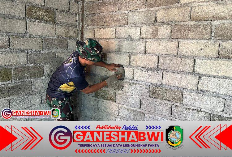 Prajurit TMMD 125 Tak Kenal Lelah Bangun Rumah Layak untuk Warga Kesilir Prajurit TMMD 125 Tak Kenal Lelah Bangun Rumah Layak untuk Warga Kesilir