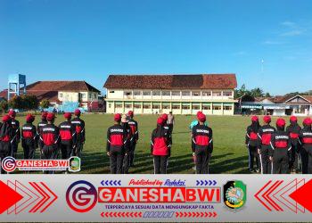 Koramil 0825/07 Cluring Gelar Pelatihan Paskibra Sambut HUT RI ke-80