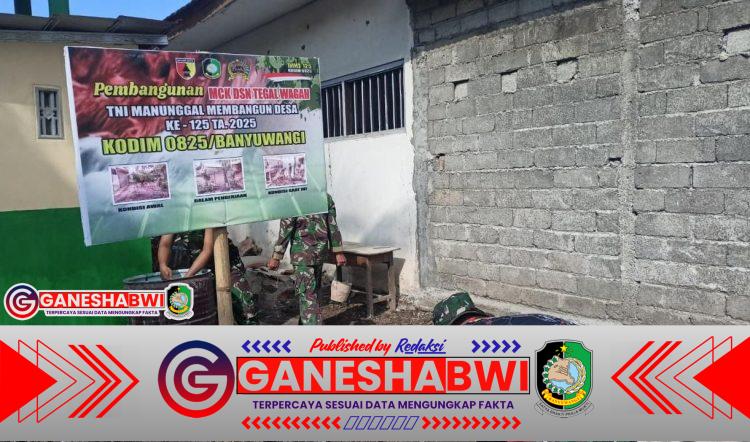 Satgas TMMD Rampungkan Pengecatan MCK di Dusun Tegalwagah Satgas TMMD Rampungkan Pengecatan MCK di Dusun Tegalwagah