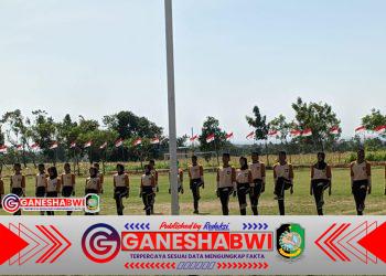 Koramil 0825/15 Wongsorejo Latih Paskibra Sambut HUT ke-80 RI