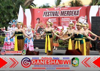 Kasdim 0825/Banyuwangi Meriahkan Karnaval Kebangsaan HUT RI ke-80