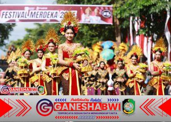 Karnaval Kebangsaan Banyuwangi Tampilkan Keragaman Budaya Nusantara di HUT RI ke-80