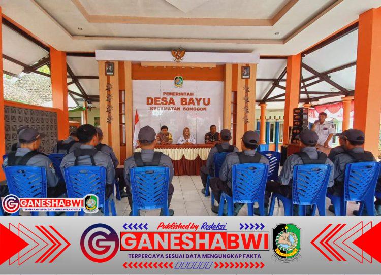 Babinsa Songgon Gelar Sosialisasi Kamtibmas, Tekankan Peran Linmas Jaga Keamanan Desa