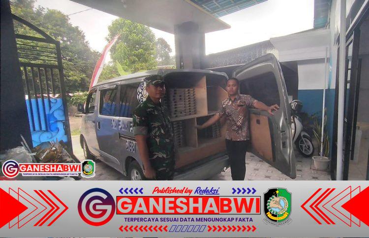 Babinsa Wringinagung Dampingi Distribusi Makanan Bergizi untuk Pelajar