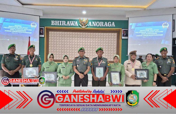 Kodim 0825 Banyuwangi Gelar Sertijab Perwira Staf, Pindah Satuan, dan Pelepasan Purna Tugas Kodim 0825 Banyuwangi Gelar Sertijab Perwira Staf, Pindah Satuan, dan Pelepasan Purna Tugas