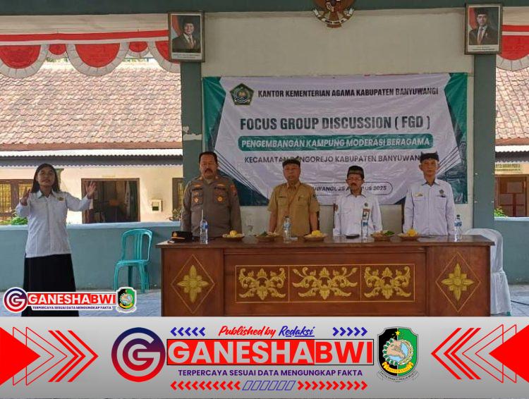 FGD Moderasi Beragama di Bangorejo, Babinsa Kebondalem Ikut Jaga Kerukunan FGD Moderasi Beragama di Bangorejo, Babinsa Kebondalem Ikut Jaga Kerukunan