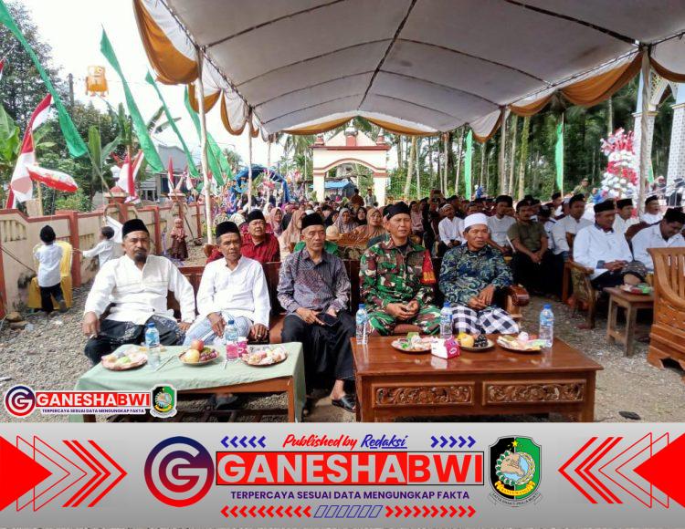 Babinsa Koramil 0825/20 Songgon Hadiri Maulid Nabi dan Santunan Yatim Piatu di Desa Bangunsari