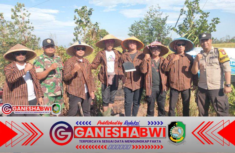 Koramil 0825/15 Wongsorejo Amankan Karnaval HUT ke-80 RI di Desa Sidowangi