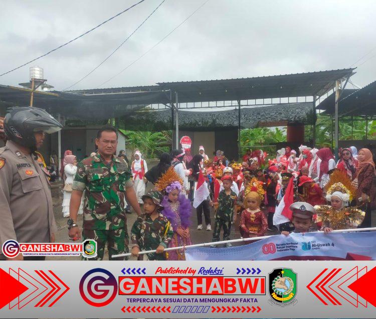 Babinsa Bakungan Amankan Karnaval Budaya TK Al Khuswah Meriahkan HUT RI ke-80 Babinsa Bakungan Amankan Karnaval Budaya TK Al Khuswah Meriahkan HUT RI ke-80