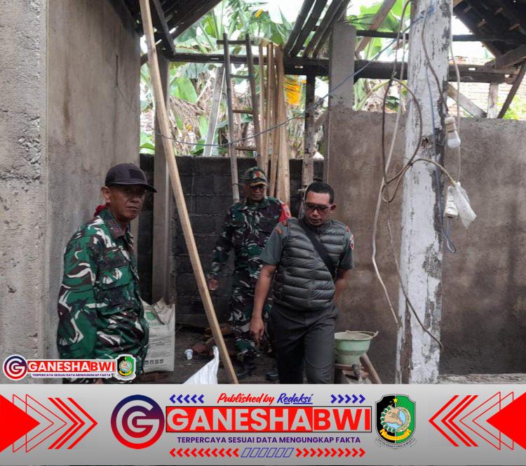 Kodim 0825 Banyuwangi Tinjau Rumah Warga Penerima Bantuan RUTILAHU Kodim 0825 Banyuwangi Tinjau Rumah Warga Penerima Bantuan RUTILAHU