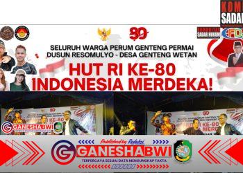Warga Dusun Resomulyo Gelar Festival Merdeka RW 03, Rayakan HUT RI ke-80 dengan Meriah