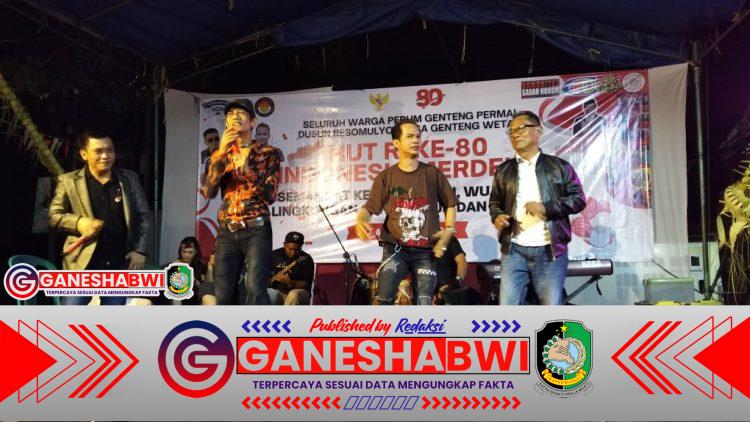 Festival Merdeka RW 03 Dusun Resomulyo, HUT RI ke-80 di Banyuwangi Dimeriahkan Artis Papan Atas