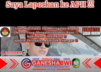 Waspada Oknum Mengatasnamakan Ketua Komunitas Sadar Hukum Banyuwangi, Sugiarto, untuk Meminta Sesuatu