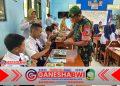 Kasdim 0825 Banyuwangi Hadiri Launching Program Makan Bergizi Gratis di Dapur SPPG Glagah