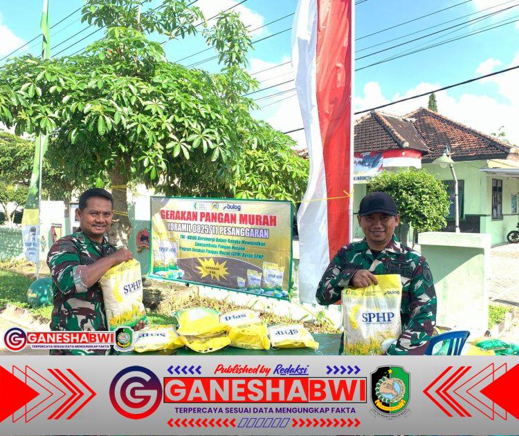 Koramil 0825/11 Pesanggaran Bersama Bulog Hadirkan Beras Murah untuk Warga Koramil 0825/11 Pesanggaran Bersama Bulog Hadirkan Beras Murah untuk Warga