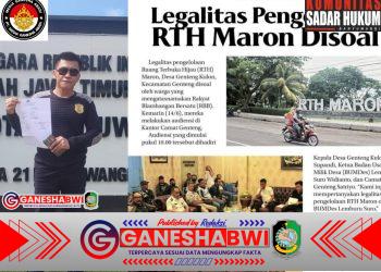 Polresta Banyuwangi Diminta Segera Gelar Perkara Dugaan Penyimpangan Aset Daerah RTH Genteng