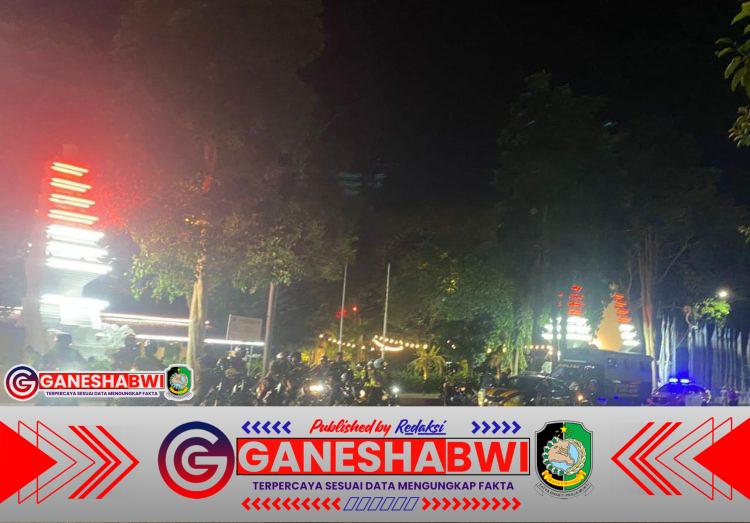 Polresta Banyuwangi Gelar Patroli Gabungan Skala Besar Jaga Kondusifitas Wilayah