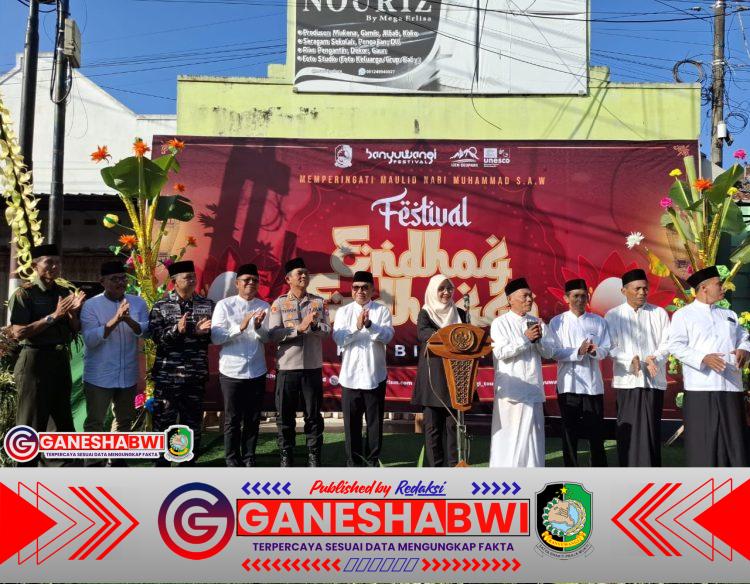 Wakapolresta Banyuwangi Hadiri Festival Endog Bersama Forkopimda di Genteng