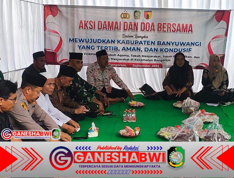 HUT RI ke-80 dan Maulid Nabi Muhammad SAW di Bangorejo Perkuat Sinergi Forkopimcam dan Masyarakat