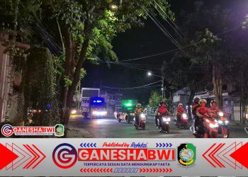 Polresta Banyuwangi Gelar Patroli Skala Besar, Pastikan Harkamtibmas Kondusif