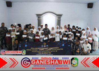 Lanal Banyuwangi Rayakan HUT TNI AL ke-80 dengan Doa Bersama dan Santunan Anak Yatim