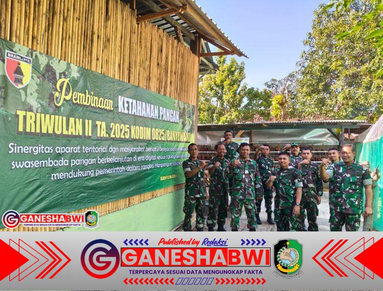 Kodim 0825 Banyuwangi Dorong Ketahanan Pangan, Kokohkan Pertahanan Bangsa