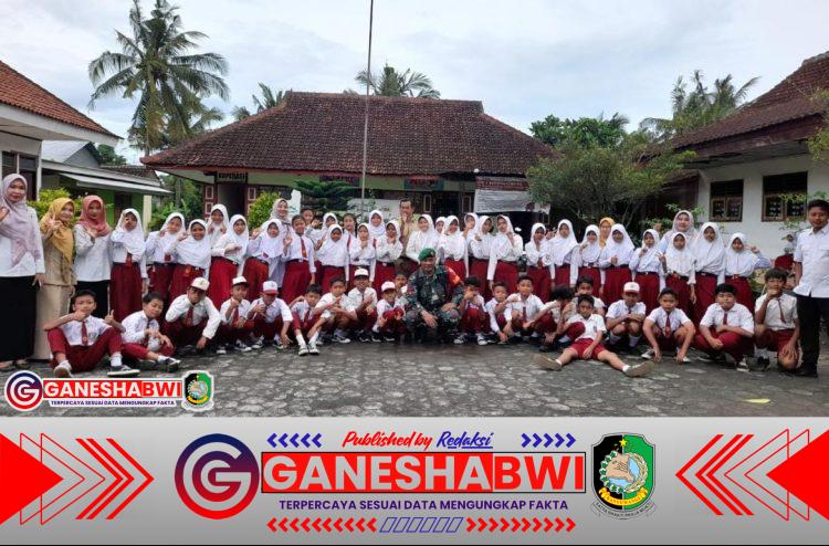 Cegah Bullying, Babinsa Tegaldlimo Gelar Pembinaan Karakter di SDN 1 Kedunggebang