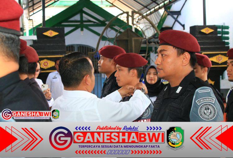 Kalapas Banyuwangi Kukuhkan Karupam, Wakarupam, dan Ka P2U untuk Perkuat Sistem Pengamanan