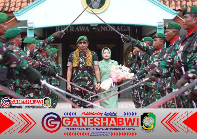 Kodim 0825 Banyuwangi Gelar Tradisi Penyambutan Dandim Baru dan Pelepasan Pejabat Lama