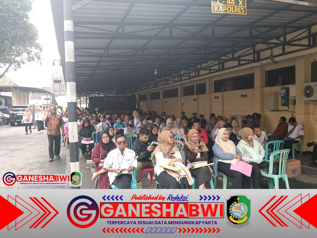 Pemohon SKCK PPPK Paruh Waktu di Banyuwangi Membludak, Ribuan Honorer Antusias Lengkapi Persyaratan