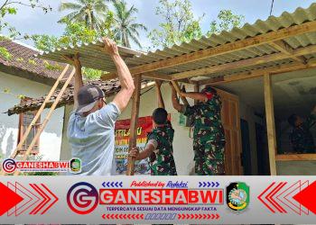 Koramil 0825/05 Kalibaru Wujudkan Hunian Layak Lewat Program Rutilahu