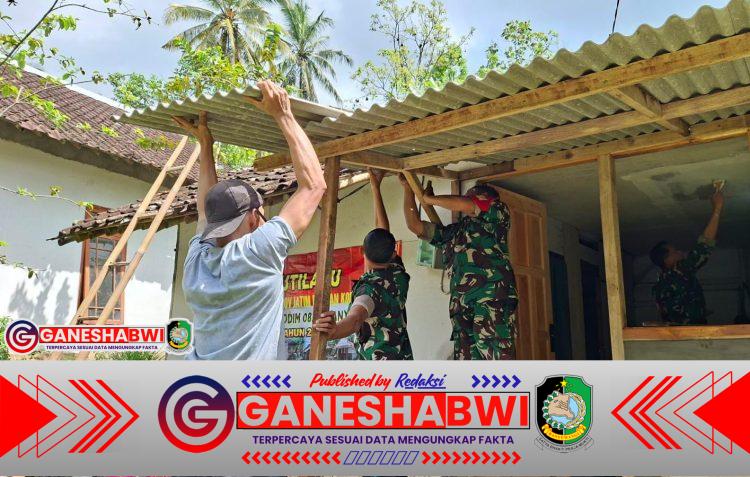 Koramil 0825/05 Kalibaru Wujudkan Hunian Layak Lewat Program Rutilahu