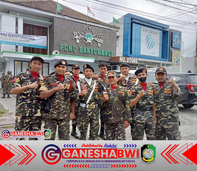 Apel Gabungan TNI dan Banser di Depan Kantor PCNU Banyuwangi Perkuat Persatuan
