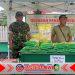 Koramil 0825/09 Tegaldlimo Bersama Bulog Gelar Gerakan Pangan Murah, 1 Ton Beras Ludes Diserbu Warga