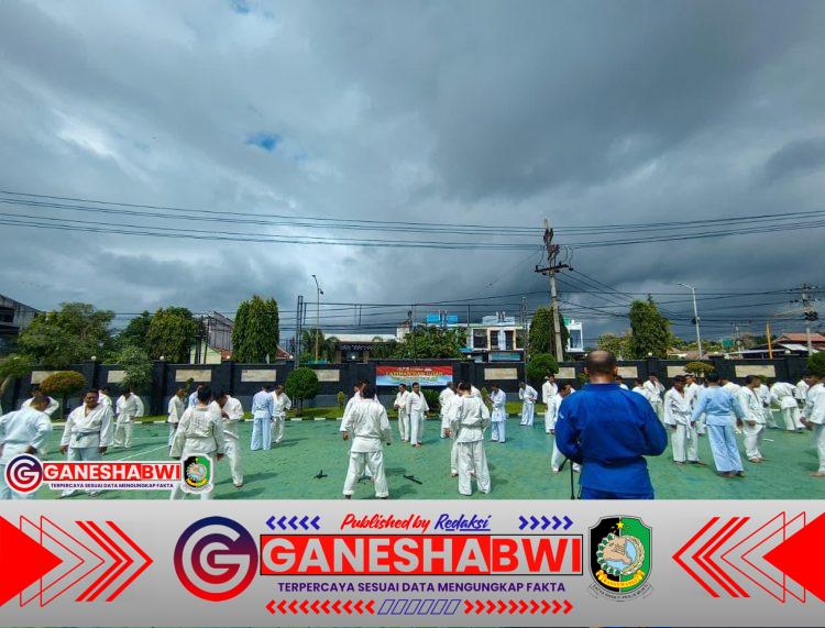 Polresta Banyuwangi Tingkatkan Kesiapan Anggota Lewat Latihan Beladiri Rutin