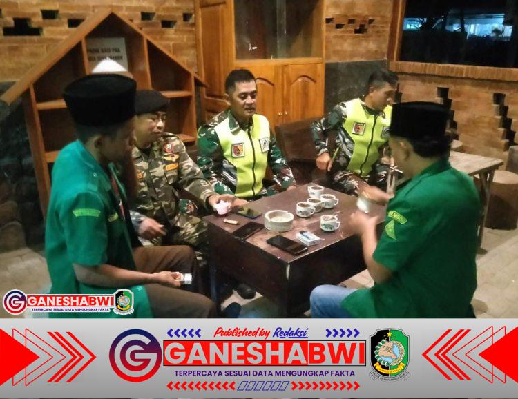 Sinergi TNI dan Banser di Songgon: Patroli Gabungan Amankan Objek Vital