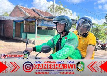 Kapolresta Banyuwangi Naik Ojol, Dukung Program Jumat Berkah ASN
