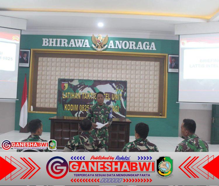 Kodim 0825 Banyuwangi Gelar Briefing Lattis Intel, Perkuat Kesiapsiagaan Personel Kodim 0825 Banyuwangi Gelar Briefing Lattis Intel, Perkuat Kesiapsiagaan Personel