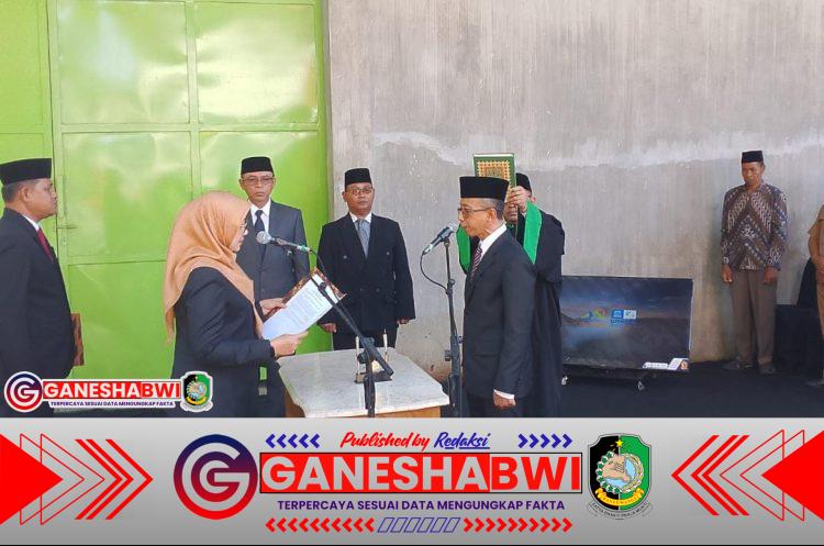 Bupati Ipuk Lantik Sekda Banyuwangi di TPS3R, Simbol Komitmen Turun ke Lapangan