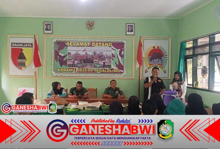 Persit Ranting 10 Koramil Tegaldlimo Gelar Pertemuan Bulanan, Jalin Kebersamaan dan Sambut Anggota Baru