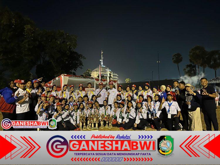 Kontingen Banyuwangi Sabet 15 Trofi, Raih Juara Kategori Utama Jumbara PMR X Jatim