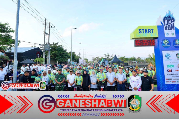 394 Pesepeda Jelajahi 86,9 Kilometer Keindahan Alam Banyuwangi di Bluefire Ijen KOM 2025