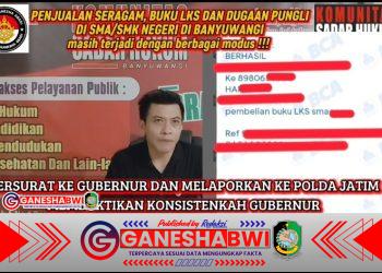 Komunitas Sadar Hukum Banyuwangi Desak Tegakkan Aturan: Dugaan Pungli dan Penjualan Seragam di Sekolah Negeri