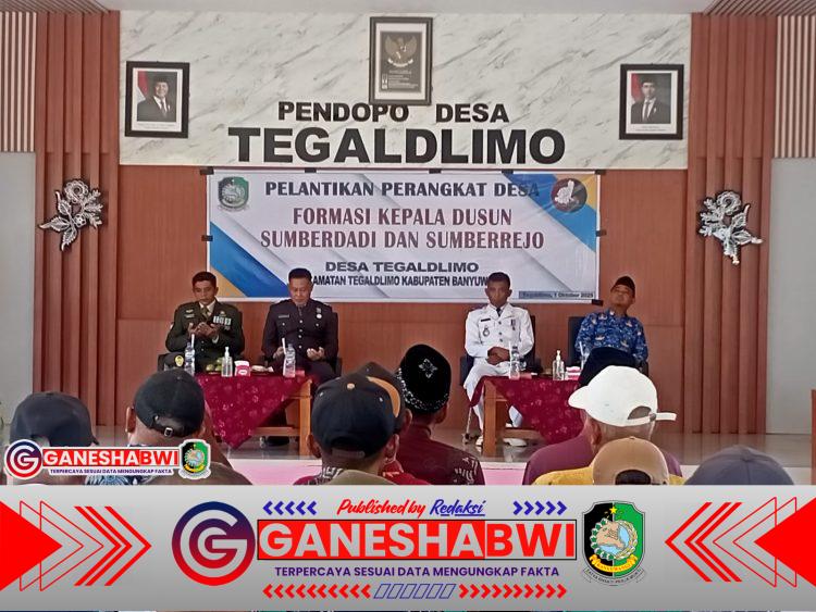 Dua Kepala Dusun Baru Resmi Dilantik di Desa Tegaldlimo Dua Kepala Dusun Baru Resmi Dilantik di Desa Tegaldlimo
