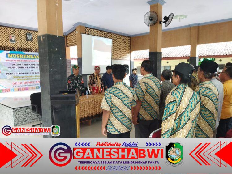 Babinsa Singojuruh Hadiri Musrenbangdes, Bahas Prioritas Pembangunan 2027 Babinsa Singojuruh Hadiri Musrenbangdes, Bahas Prioritas Pembangunan 2027